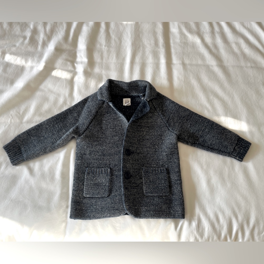 BABY GAP Boys Blazer Knitted Cardigan Style